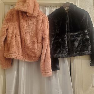 Cozy warm hood jacket